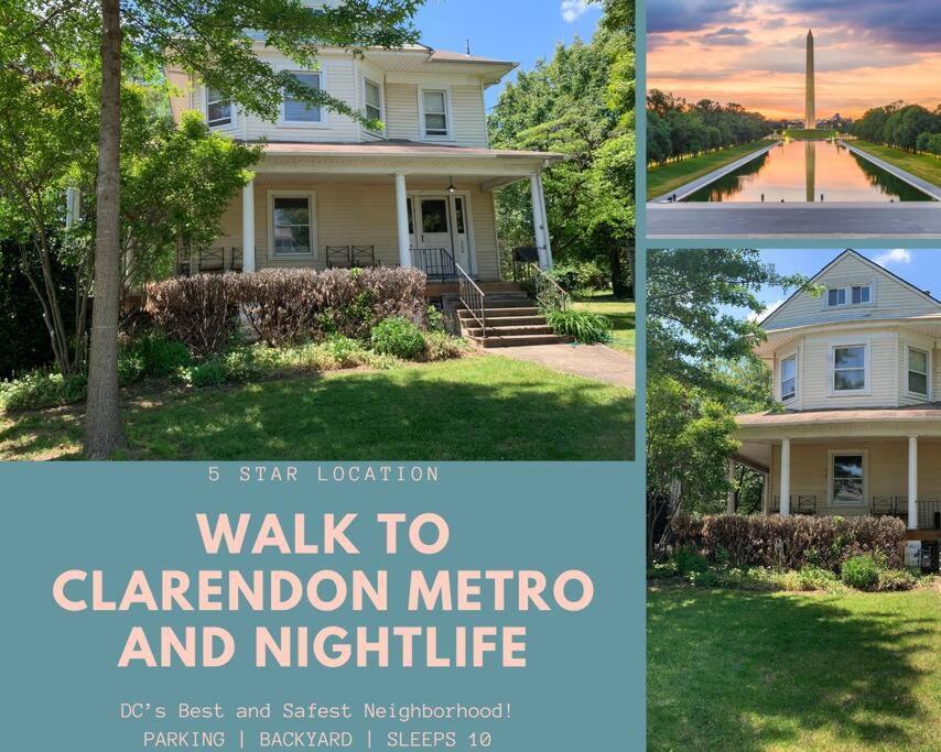 4 Bedroom Dc'S Best Location With Parking, Walk To Clarendon Metro, Shopping And Nightlife! Arlington Exterior foto